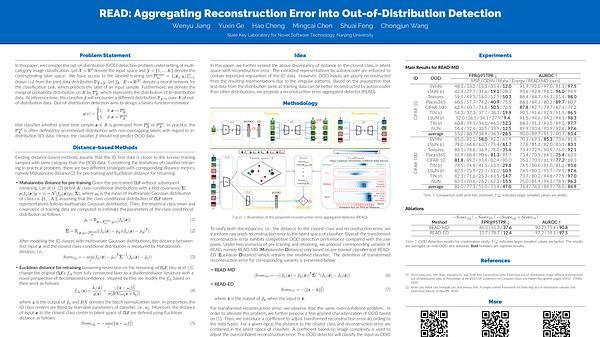 READ: Aggregating Reconstruction Error into Out-of-Distribution Detection