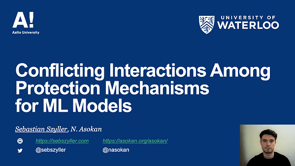 Conflicting Interactions Among Protection Mechanisms for Machine Learning Models