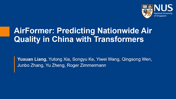 AirFormer: Predicting Nationwide Air Quality in China with Transformers
