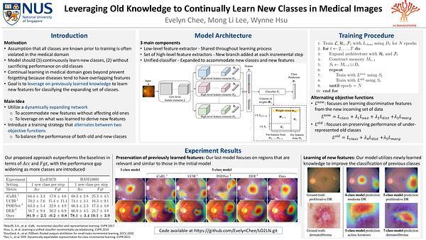 Leveraging Old Knowledge to Continually Learn New Classes in Medical Images