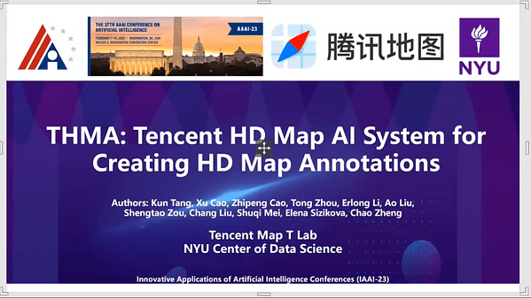 THMA: Tencent HD map AI System for Creating HD Map Annotations