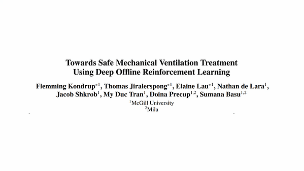 Towards Safe Mechanical Ventilation Treatment Using Deep Offline Reinforcement Learning