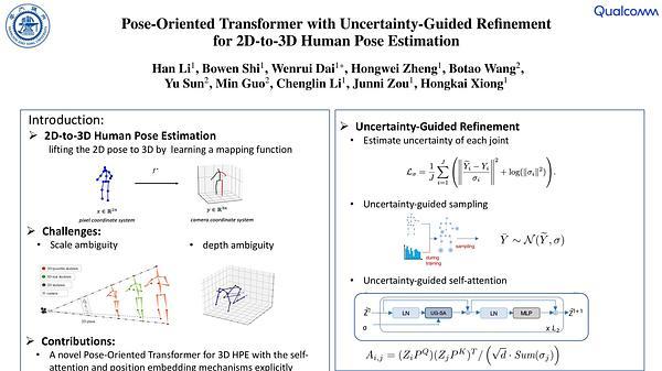 Pose-Oriented Transformer with Uncertainty-Guided Refinement for 2D-to-3D Human Pose Estimation