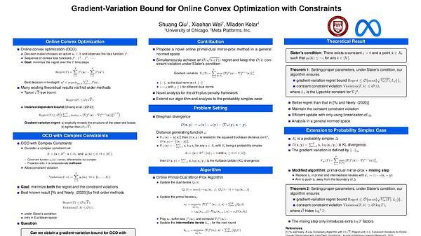 Gradient-Variation Bound for Online Convex Optimization with Constraints