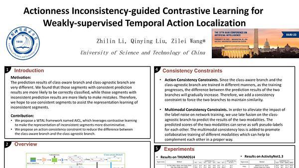 Actionness Inconsistency-guided Contrastive Learning for Weakly-supervised Temporal Action Localization
