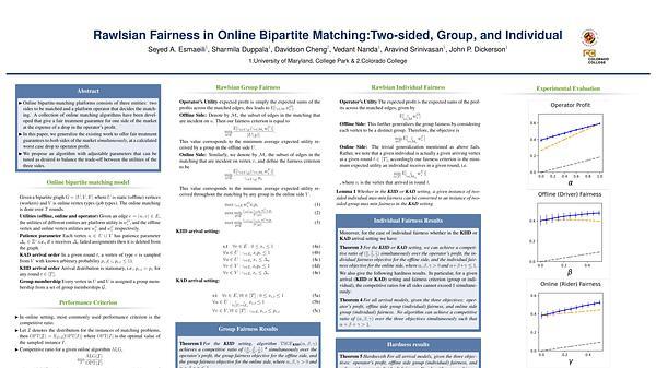 Rawlsian Fairness in Online Bipartite Matching: Two-sided, Group, and Individual