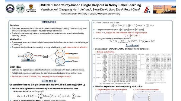 USDNL: Uncertainty-based Single Dropout in Noisy Label Learning