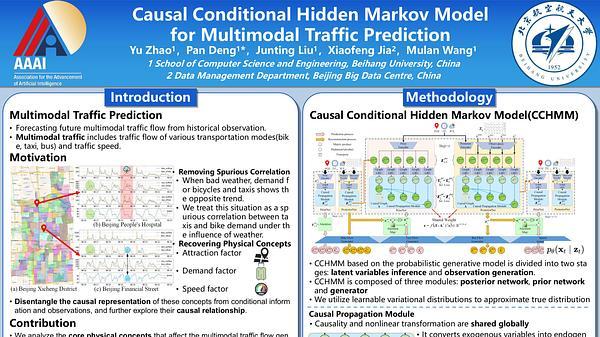 Causal Conditional Hidden Markov Model for Multimodal Traffic Prediction