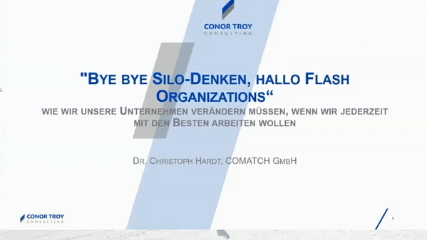 Bye bye Silo-Denken, hallo Flash Organisations