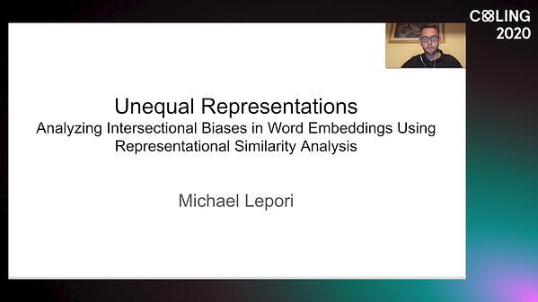 Unequal Representations: Analyzing Intersectional Biases in Word Embeddings Using Representational Similarity Analysis