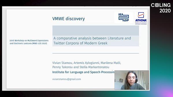 VMWE discovery: A comparative analysis between Literature and Twitter Corpora