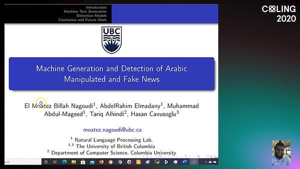 Machine Generation and Detection of Arabic Manipulated and Fake News