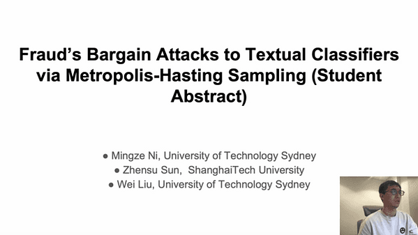 Fraud’s Bargain Attacks to Textual Classifiers via Metropolis-Hasting Sampling (Student Abstract)