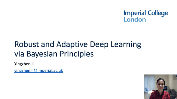 Robust and Adaptive Deep Learning via Bayesian Principles