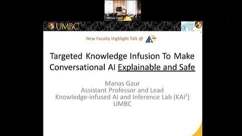 Targeted Knowledge Infusion To Make Conversational AI Explainable and Safe