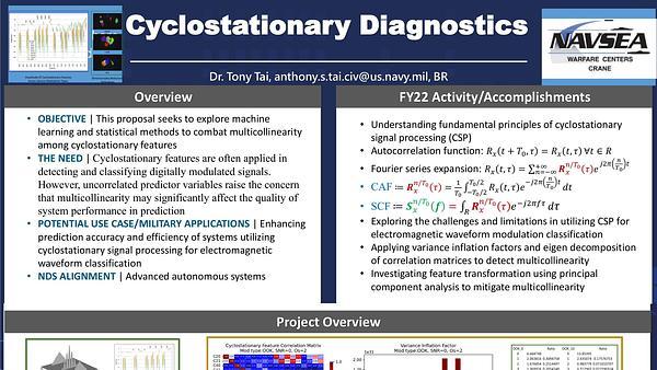 Multicollinearity Diagnostics on Cyclostationary Features