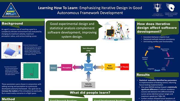 Learning How To Learn: Emphasizing Iterative Design in Good Autonomous Framework Development