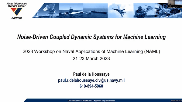Noise Driven Coupled Dynamic Systems–Towards Low Power Pattern Recognition and Machine Learning