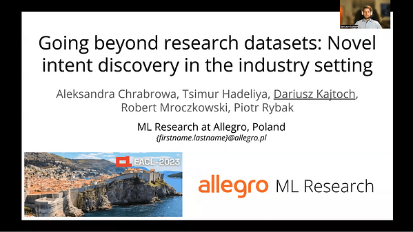 Going beyond research datasets: Novel intent discovery in the industry setting
