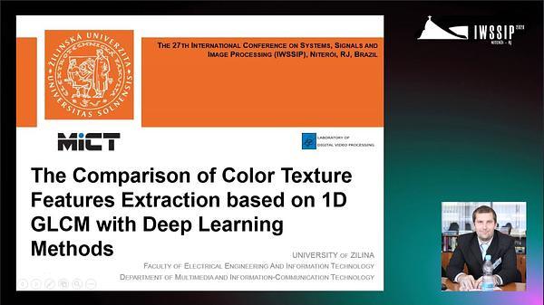 The Comparison of Color Texture Features Extraction based on 1D GLCM with Deep Learning Methods