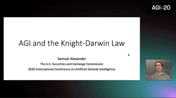AGI and the Knight-Darwin Law