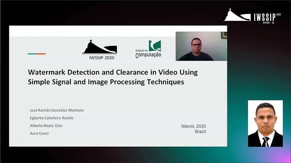 Watermark Detection and Clearance in Video Using Simple Signal and Image Processing Techniques