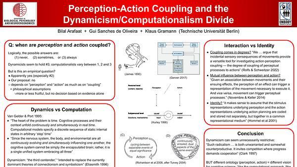 Perception-Action Coupling and the Dynamicist/Computationalist Divide