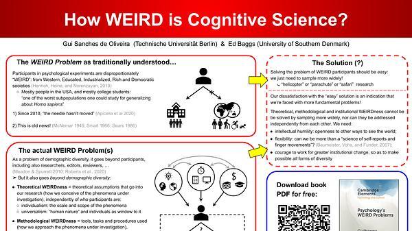 How WEIRD is Cognitive Science?