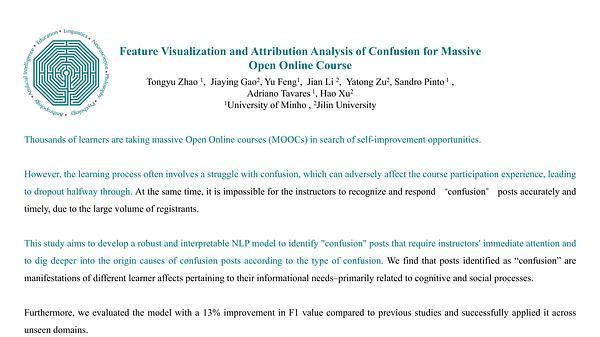Feature Visualization and Attribution Analysis of Confusion for Massive Open Online Course