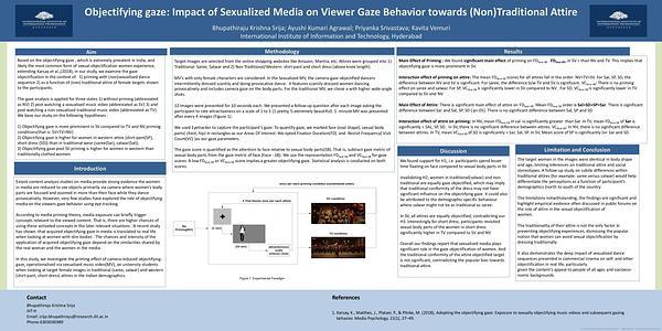 The Objectifying Gaze: Impact of Sexualized Media on Viewer Gaze Behavior towards (Non)Traditional Attire
