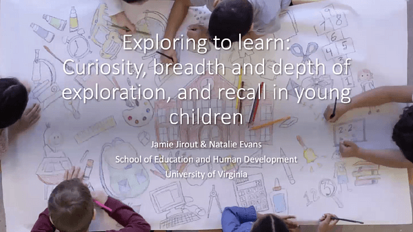 Exploring to learn: Curiosity, breadth and depth of exploration, and recall in young children