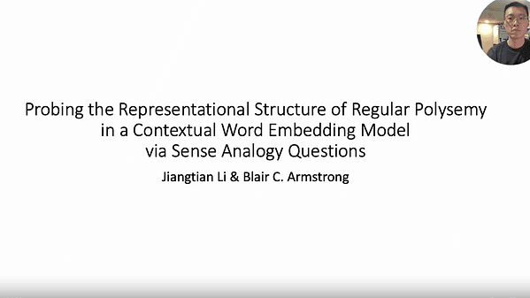 Probing the Representational Structure of Regular Polysemy in a Contextual Word Embedding Model via Sense Analogy Questions
