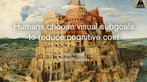 Humans choose visual subgoals to reduce cognitive cost