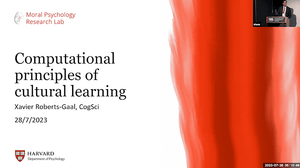 Computational principles underlying the evolution of cultural learning mechanisms