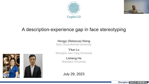 A description-experience gap in face stereotyping