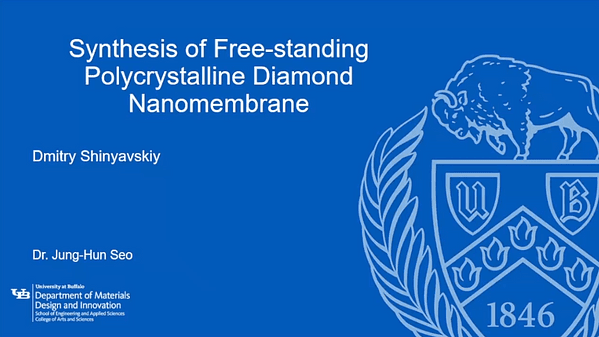 Synthesis of Free-Standing Polycrystalline Diamond Nanomembrane