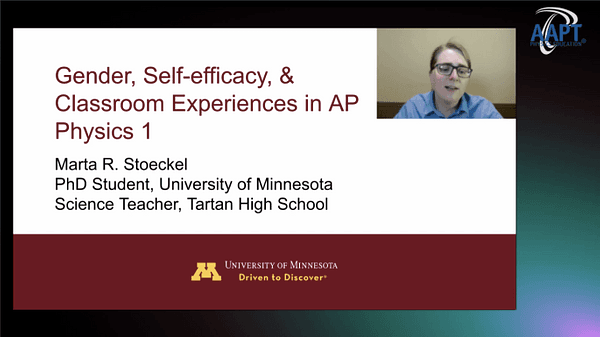 Gender, Self-Efficacy, & Classroom Experiences in AP Physics 1