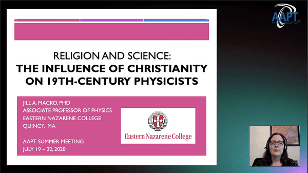 The Influence of Christianity on 19th-Century Physicists