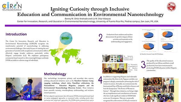 Igniting Curiosity through Inclusive Education and Communication in Environmental Nanotechnology