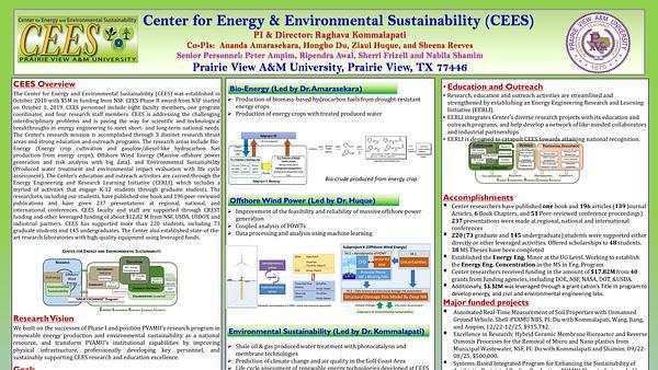 Center for Energy & Environmental Sustainability (CEES)