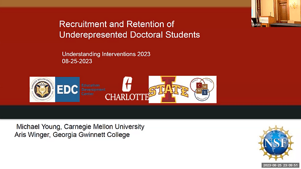 Recruitment and Retention of Underrepresented Doctoral Students in STEM