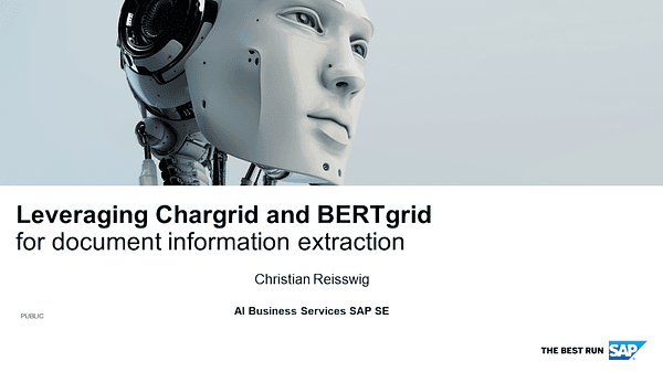 SAP - Leveraging Chargrid and BERTgrid for document information extraction