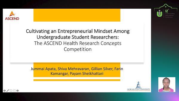 Cultivating an Entrepreneurial Mindset Among Undergraduate Student Researchers: The ASCEND Health Research Concepts Competition