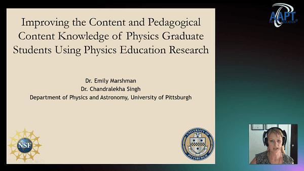 Improving the Content and Pedagogical Content Knowledge of Physics Graduate Students Using Physics Education Research