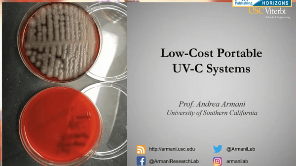 Low-Cost Portable UV-C Systems - Andrea M. Armani