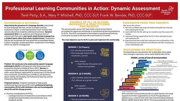 Professional Learning Communities in Action: Dynamic Assessment