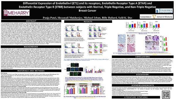 Differential Expression of Endothelin-l (ET1) and its receptors, Endothelin Receptor Type A (ETAR) and Endothelin Receptor Type B (ETBR) between subjects with Normal, Triple