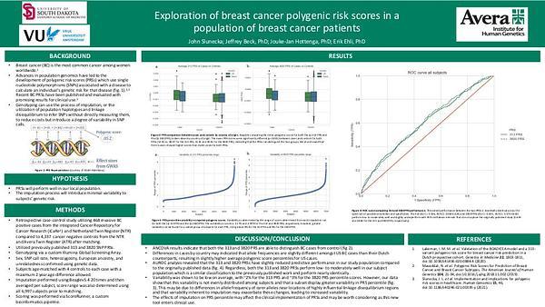 Exploration of breast cancer polygenic risk scores in a population of breast cancer patients