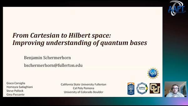 From Cartesian to Hilbert space: Improving understanding of quantum bases