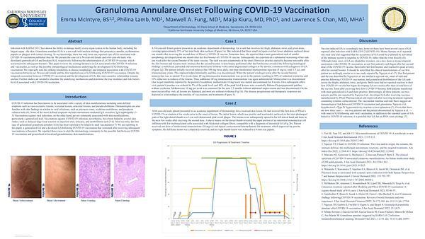 Granuloma Annulare Onset Following COVID-19 Vaccination